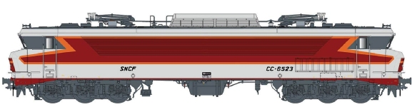 LS Models LS10822 - H0 - E-Lok CC 6523 Arzens, SNCF, Ep. IV - AC
